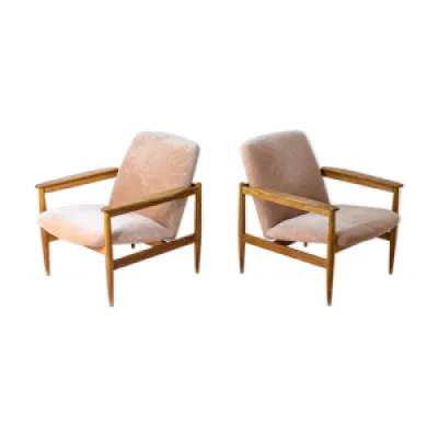 Ensemble de deux fauteuils - danois tissu