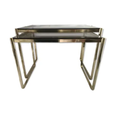 tables gigognes en bronze - 1960