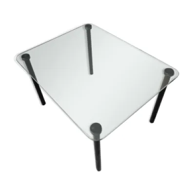 Table basse en verre - noir pierre guariche