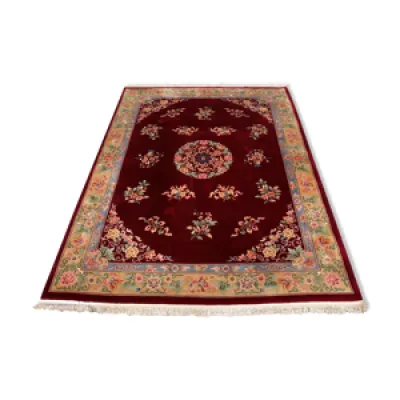 Tapis laine chine - floral