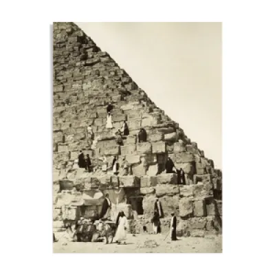 Photographie ancienne - pyramide