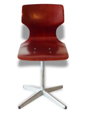 Pagholz : chaise d'école - 1950 1960