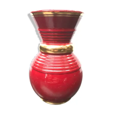 Ancien vase verceram - rouge