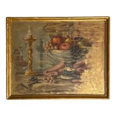 Peinture à l’huile, - 1930 chandelier