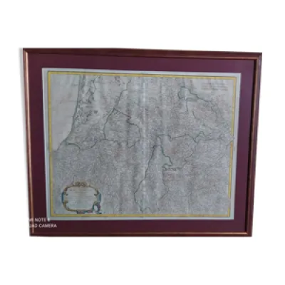 Carte ancienne de Guyenne - vers