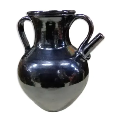 Cruche céramique noir - poterie