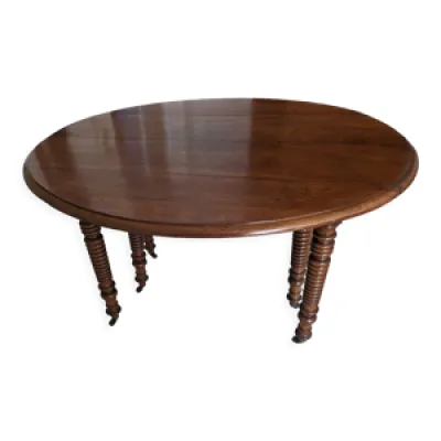 Table pliable ovale 6