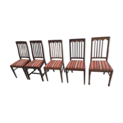 Set de 5 chaises anglaises