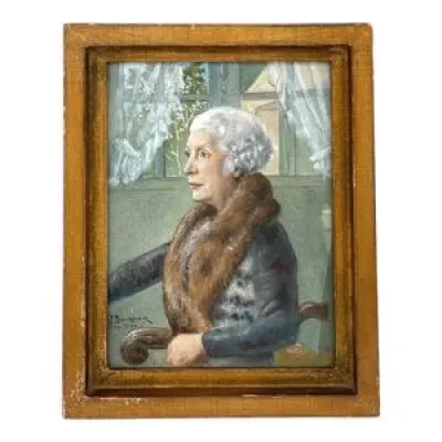 Portrait par F. Bourgier - femme