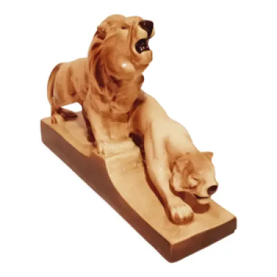 Sculpture Lion/Lionne