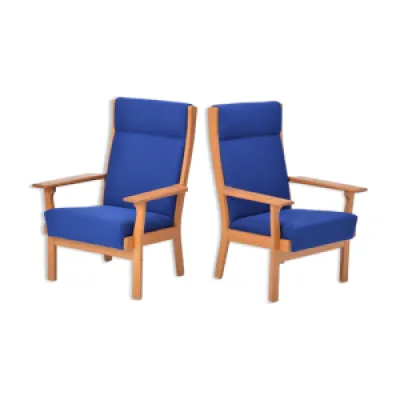 Ensemble de deux fauteuils - milieu danois