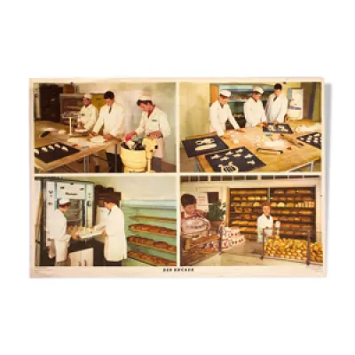 Affiche Boulangerie - artisan