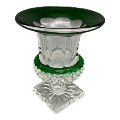 Vase modèle versailles - cristal vert