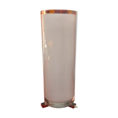 Lampe italienne cylindrique - verre epais
