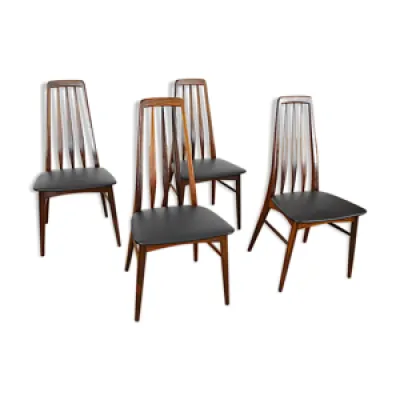 4 chaises Scandinave - 1960 niels