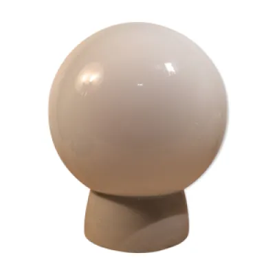 Lampe globe céramique - opaline
