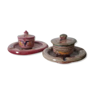 Pots marocains en terre - rose