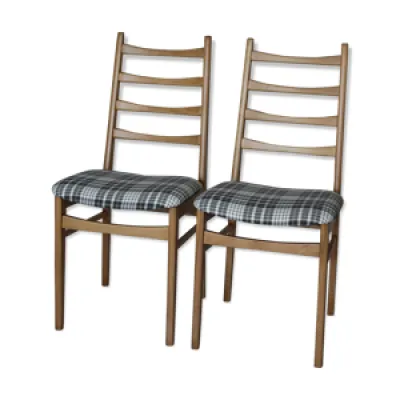 Bright grille chairs - pair