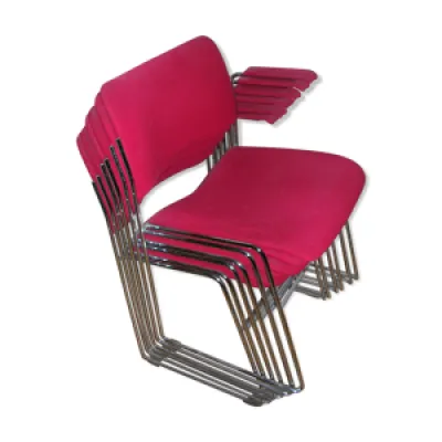 6 chaises modèle 40/4 - david rowland