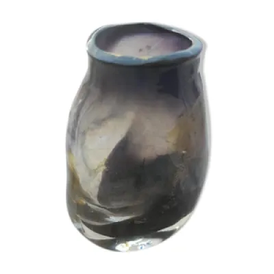 Vase de forme molle en - verre