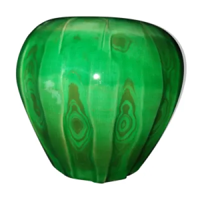 Vase céramique vert - effet