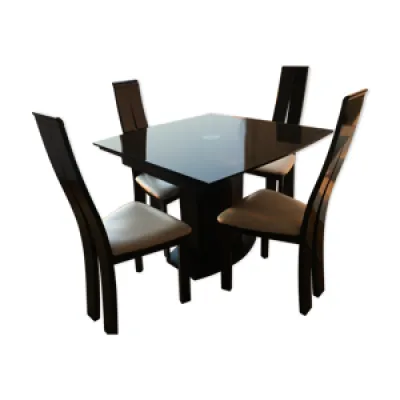 table extensible et ses - chaises