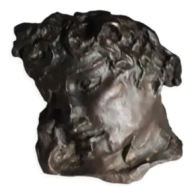 Portrait homme de l'antique - bronze