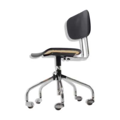 chaise de bureau pivotante - chrome