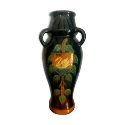 Vase majolique trois - belgique