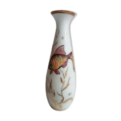 Vase signé tess décor - art deco 1900