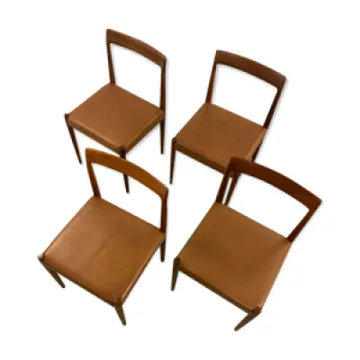 4 chaises de salle à - milieu