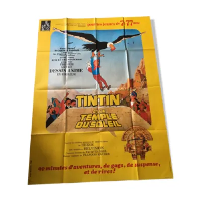 Affiche du film tintin - 120x160