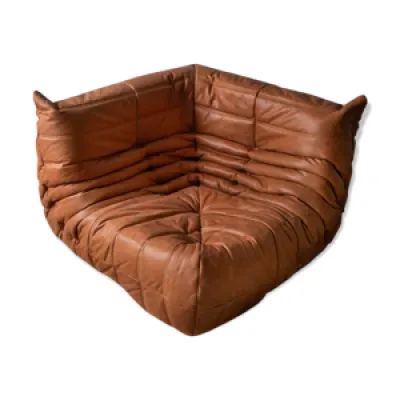 fauteuil Togo en cuir - michel