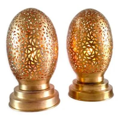 Paire de lampes œuf - design