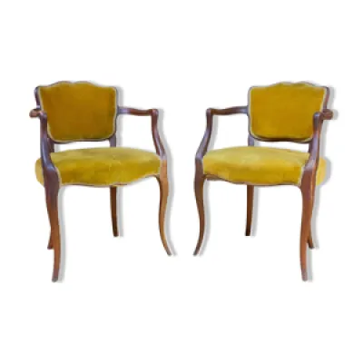 paire de fauteuils en - style
