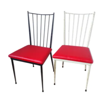paire chaises Colette - 1950