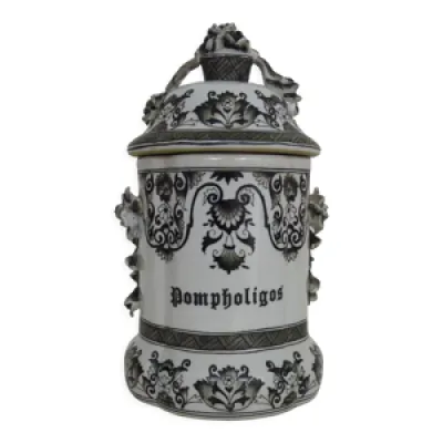 Ancien pot d'apothicaire - porcelaine
