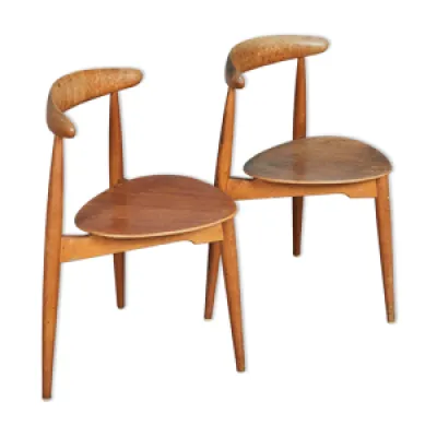 paire de chaises modèle - 1960 danemark