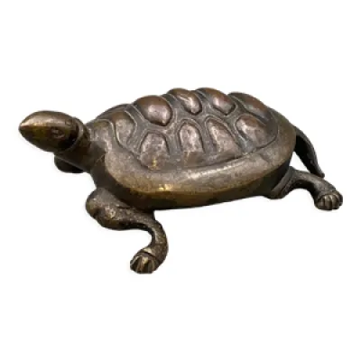 tortue en bronze XIXe