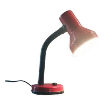 Lampe de bureau vintage - 1970 rouge