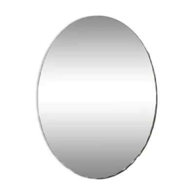Miroir oval biseauté - 60