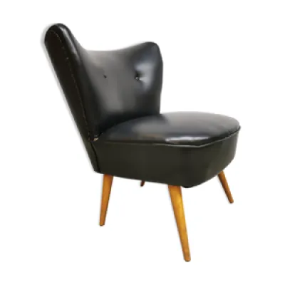 fauteuil vintage Artifort - noir