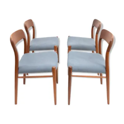 chaises danoises en teck - niels