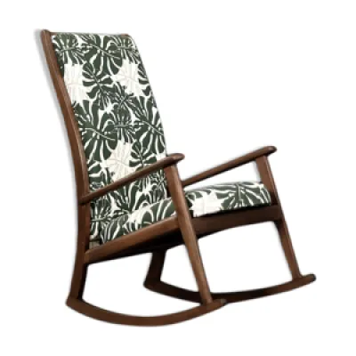 Rocking-chair moderne - bois tissu
