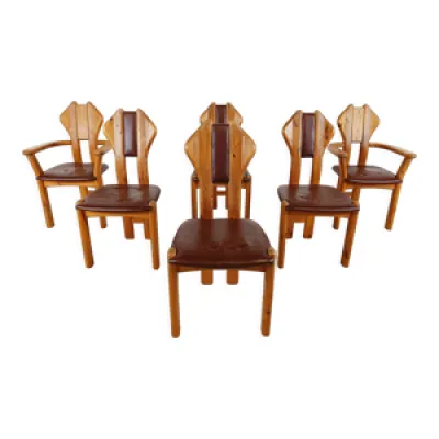 Chaises de salle à manger - 1970 bois