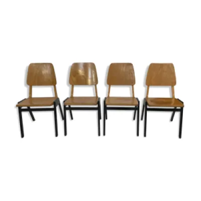 Suite of four vintage - chairs