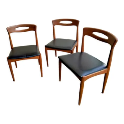 chaises danoises vintage - johannes andersen