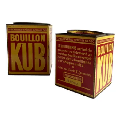 Boîtes en métal carrées - kub