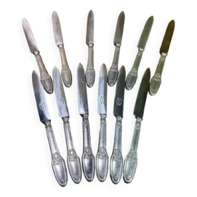 Série 12 anciens couteaux - louis metal