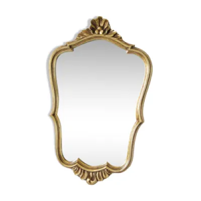 Miroir Rocaille style - feuille louis